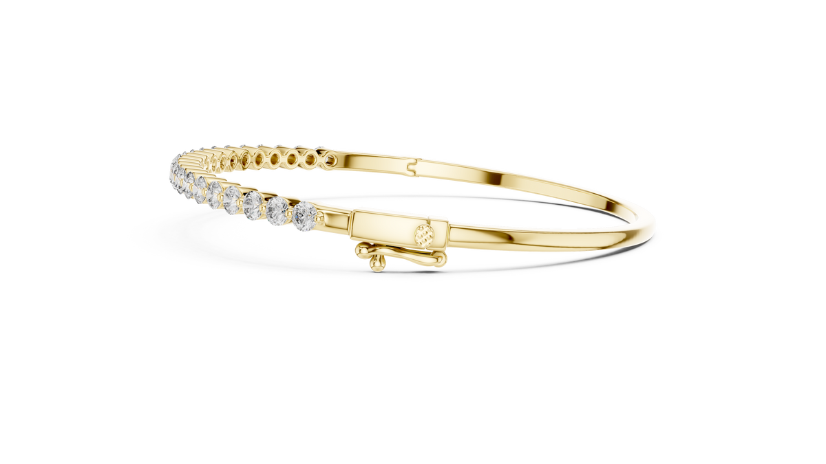 Classic Diamond Tennis Bangle Bracelet