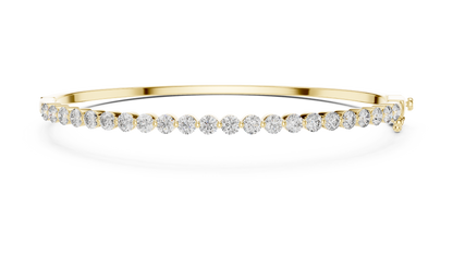 Classic Diamond Tennis Bangle Bracelet
