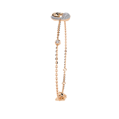 Eternal Flow Diamond Bracelet Rose Gold