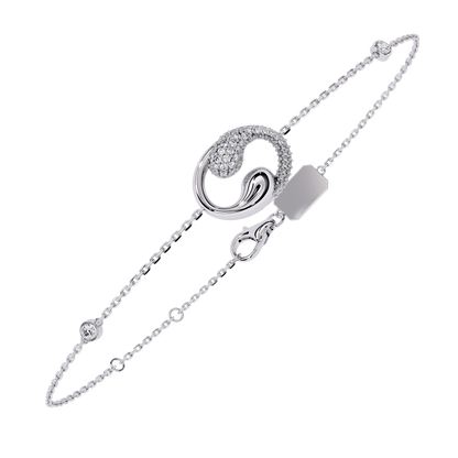 Eternal Flow Diamond Bracelet White Gold