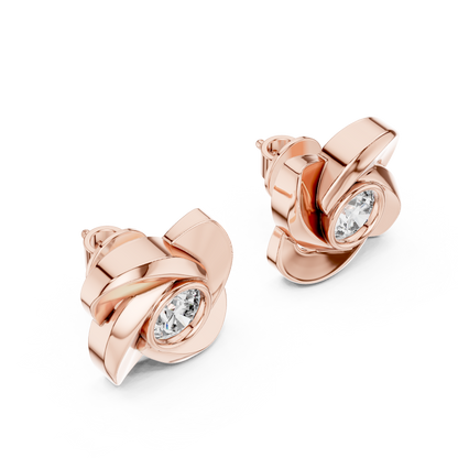 Emerald-Cut Diamond Art Deco Halo Studs