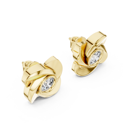 Emerald-Cut Diamond Art Deco Halo Studs
