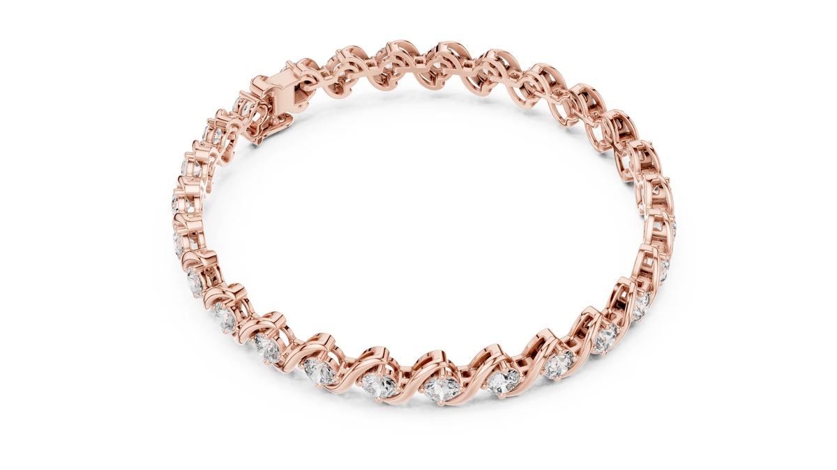 The Classic S-Link Diamond Tennis Bracelet