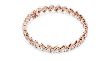 The Classic S-Link Diamond Tennis Bracelet