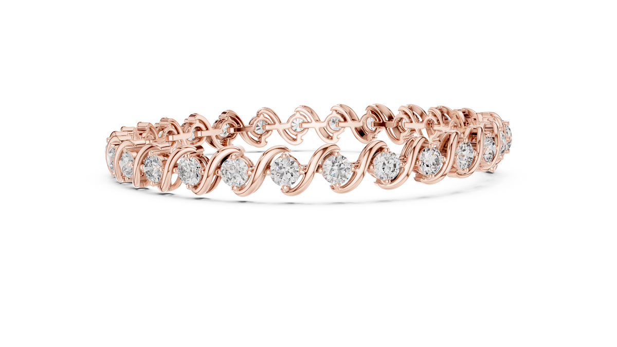 The Classic S-Link Diamond Tennis Bracelet