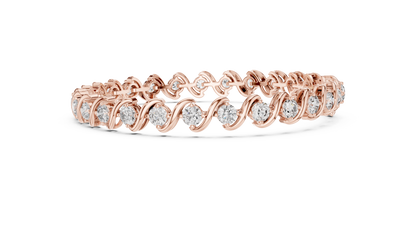 The Classic S-Link Diamond Tennis Bracelet
