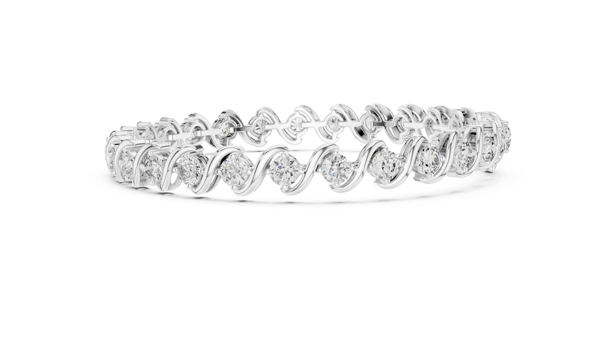 The Classic S-Link Diamond Tennis Bracelet