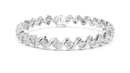 The Classic S-Link Diamond Tennis Bracelet