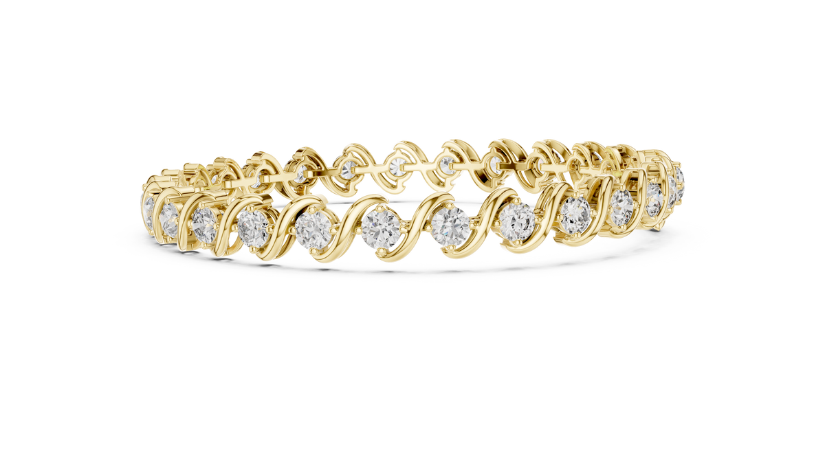 The Classic S-Link Diamond Tennis Bracelet