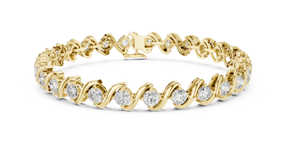 The Classic S-Link Diamond Tennis Bracelet