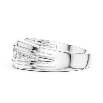 Regal Row Diamond Band White Gold 