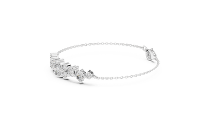 Elegant Diamond Chain Bracelet for Women