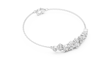 Elegant Diamond Chain Bracelet for Women