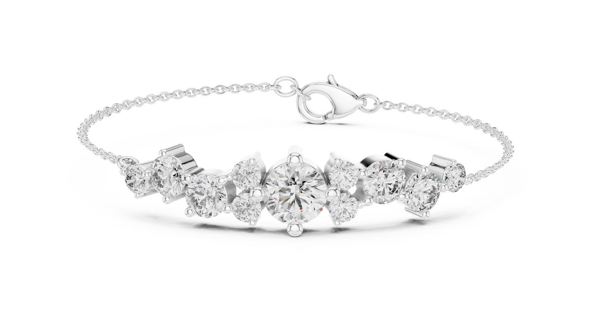 Elegant Diamond Chain Bracelet for Women