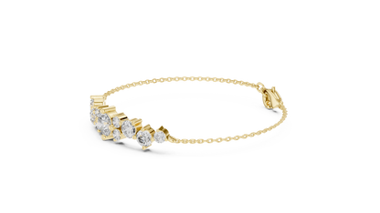 Elegant Diamond Chain Bracelet for Women