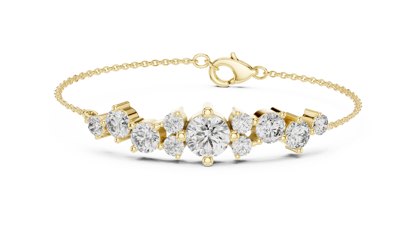 Elegant Diamond Chain Bracelet for Women