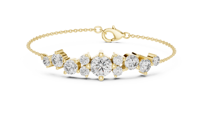 Elegant Diamond Chain Bracelet for Women