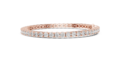 Eternal Spark Diamond Tennis Bracelet Rose Gold