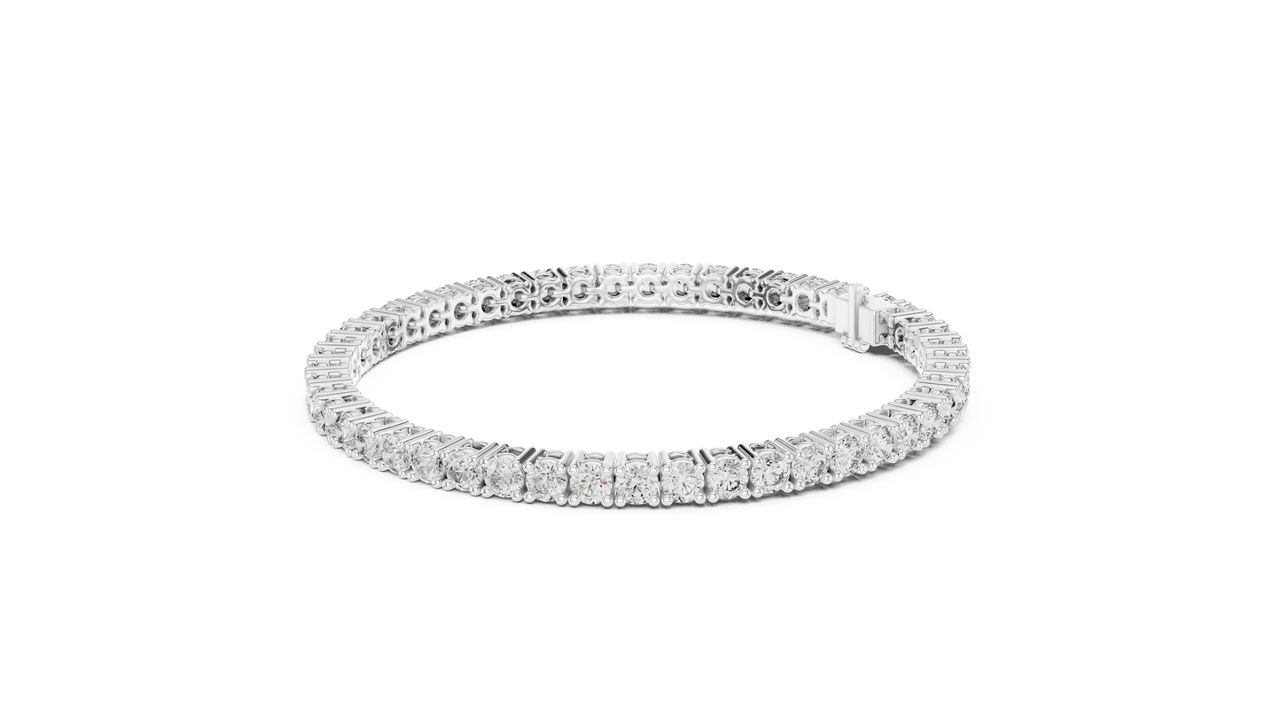 The Classic Round Diamond Tennis Bracelet