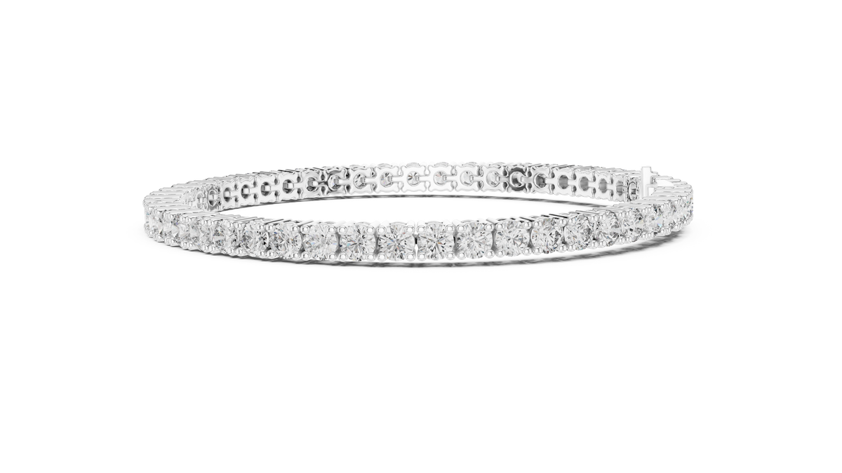 Eternal Spark Diamond Tennis Bracelet White Gold