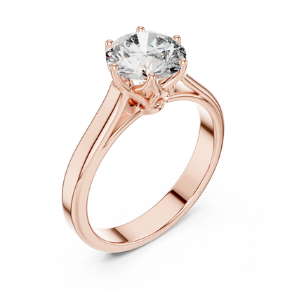 Classic Round Brilliant Solitaire Ring