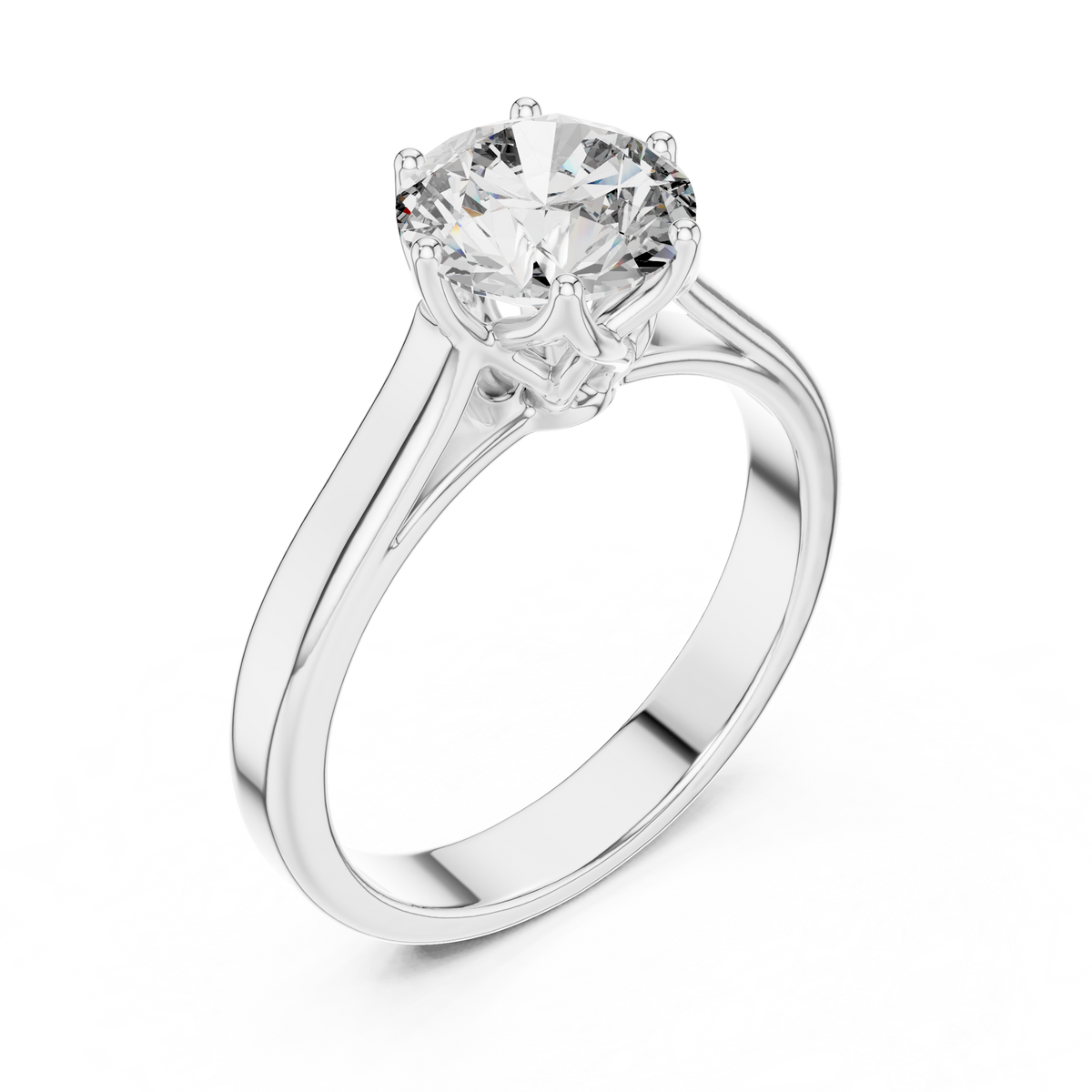 Classic Round Brilliant Solitaire Ring