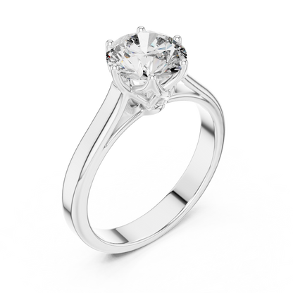 Classic Round Brilliant Solitaire Ring