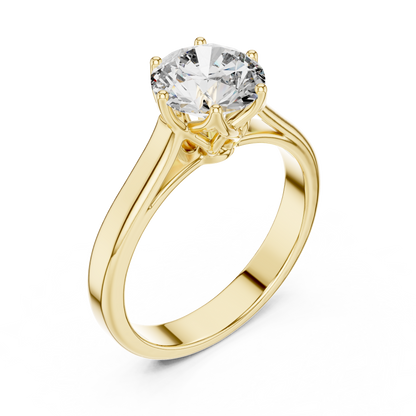 Classic Round Brilliant Solitaire Ring