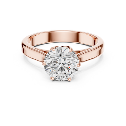 Classic Round Brilliant Solitaire Ring