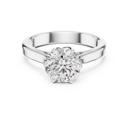 Classic Round Brilliant Solitaire Ring
