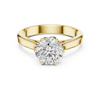 Classic Round Brilliant Solitaire Ring