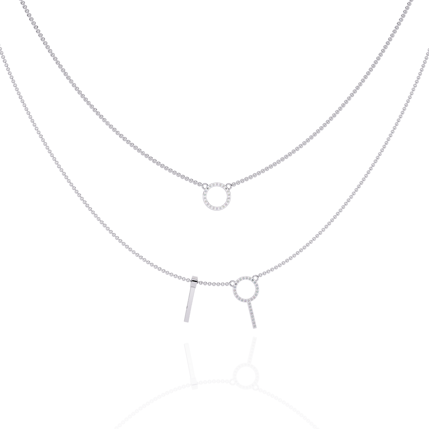 Eternal Harmony Necklace White Gold