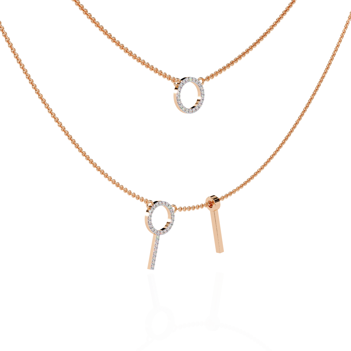 Eternal Harmony Necklace Rose Gold