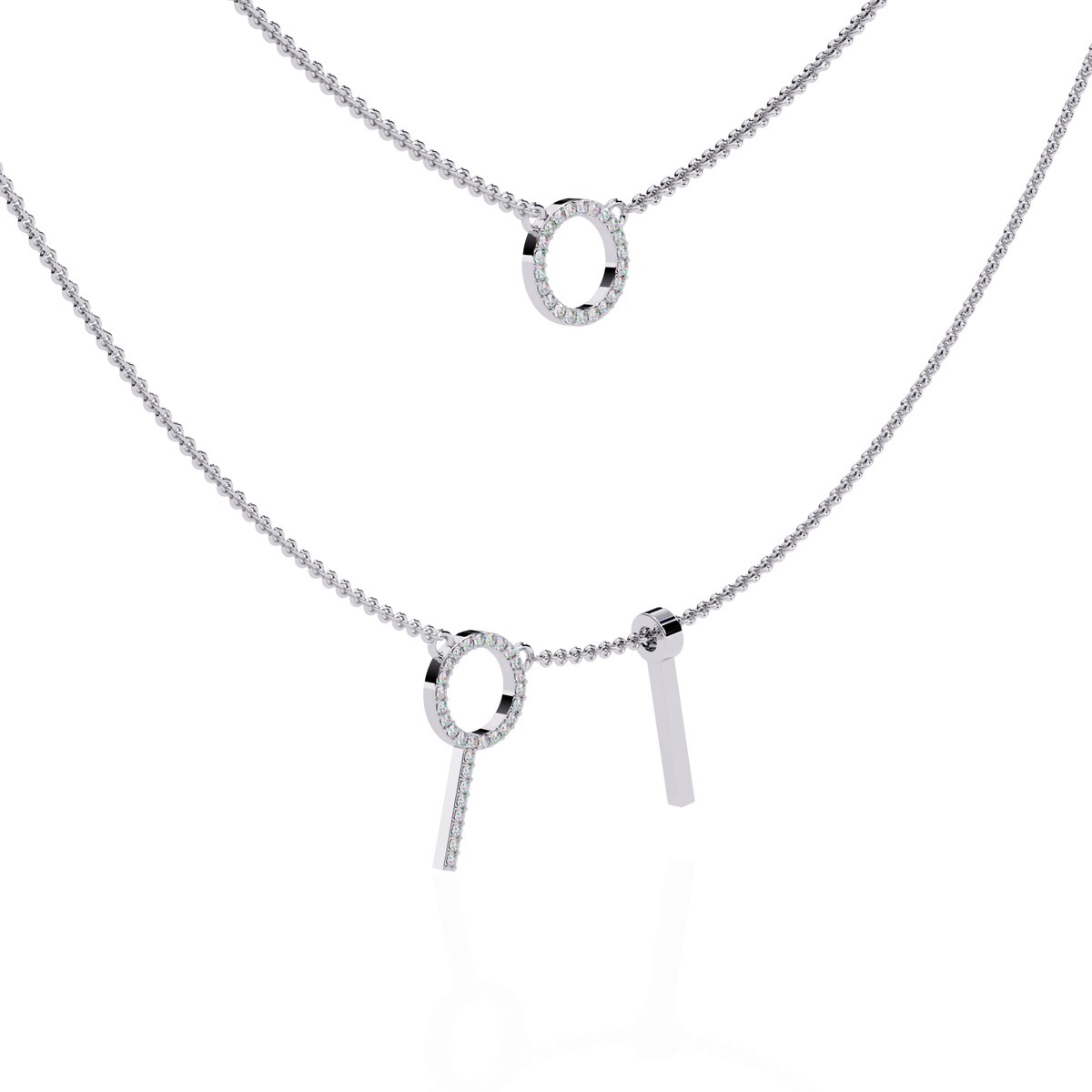Eternal Harmony Necklace White Gold 