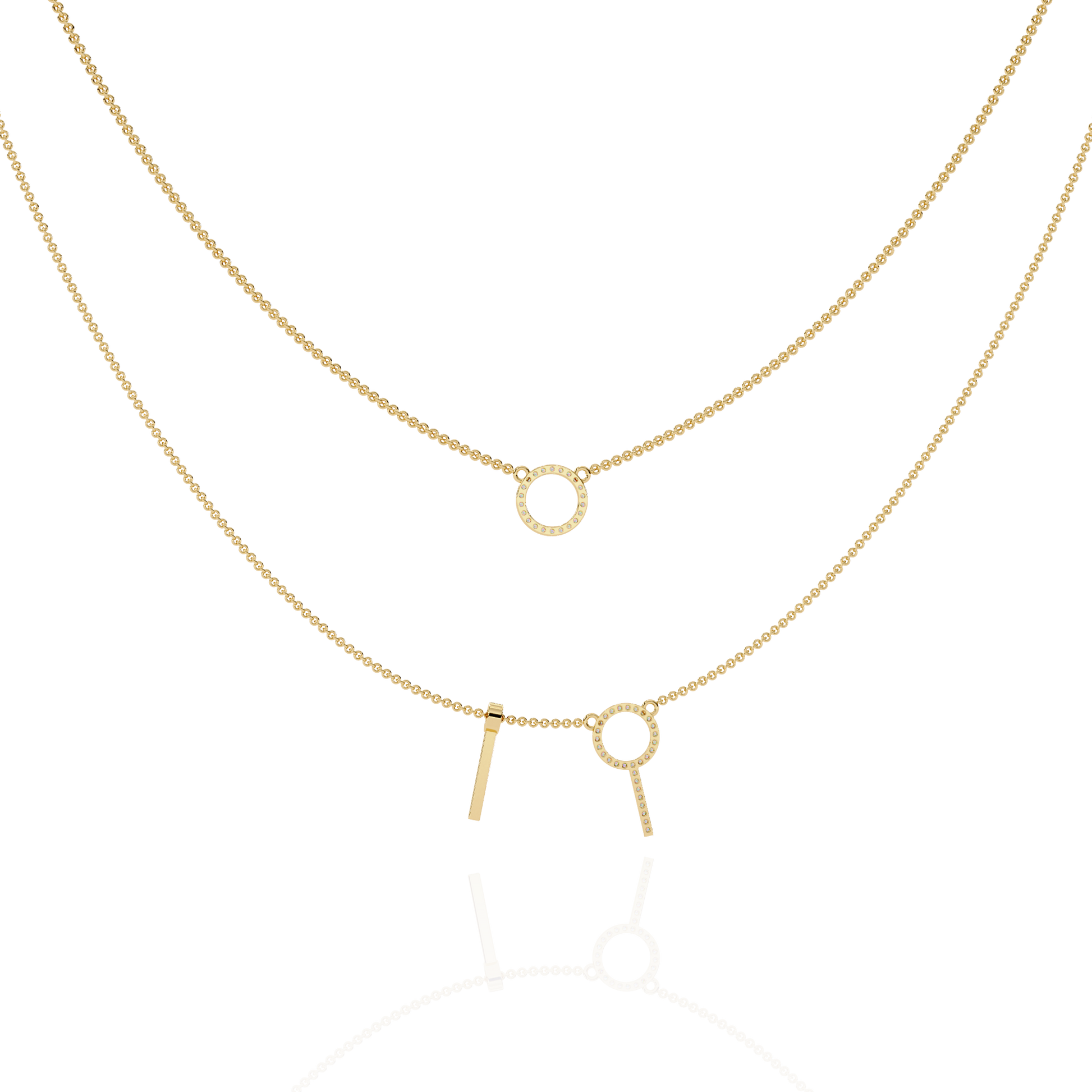 Eternal Harmony Necklace Yellow Gold