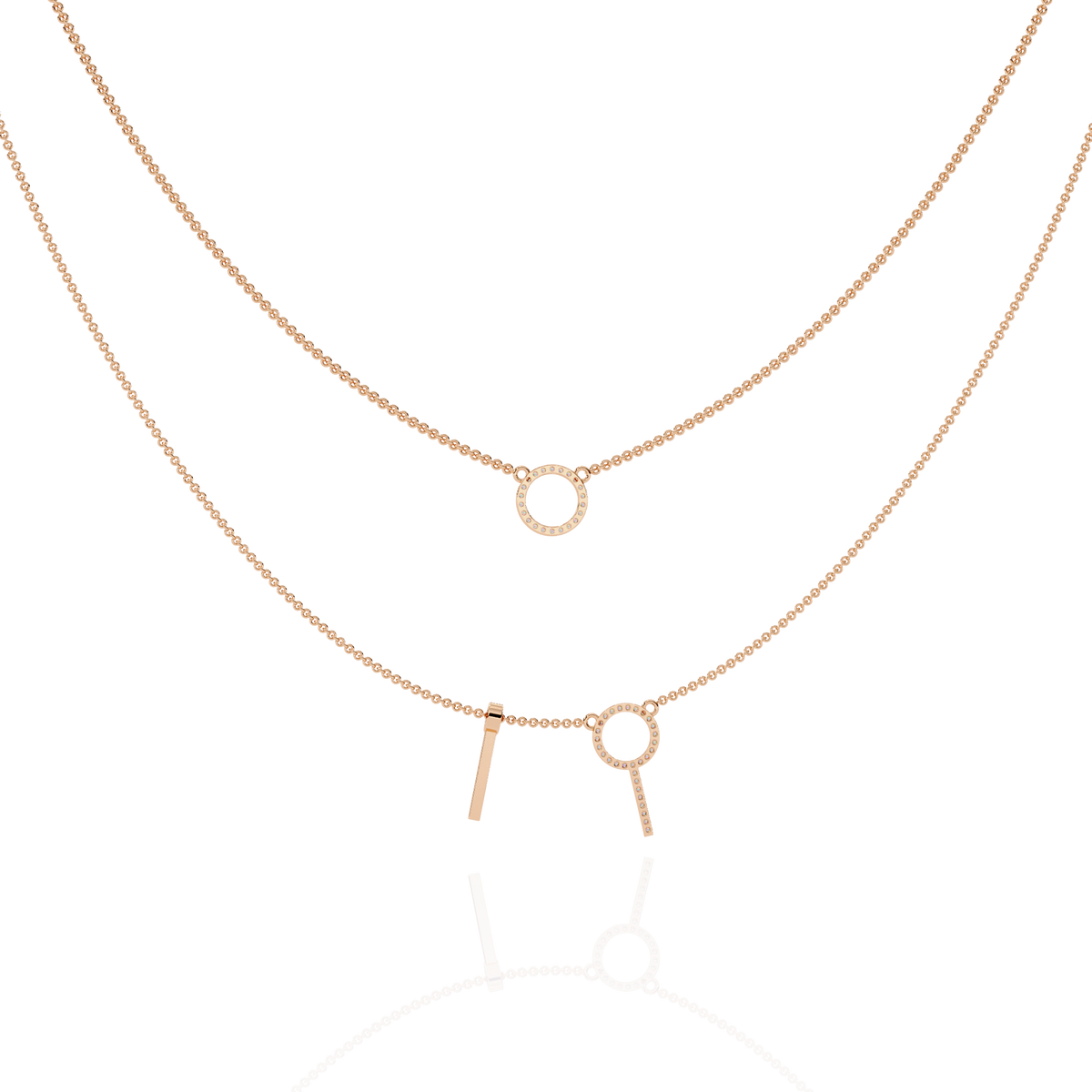 Eternal Harmony Necklace Rose Gold