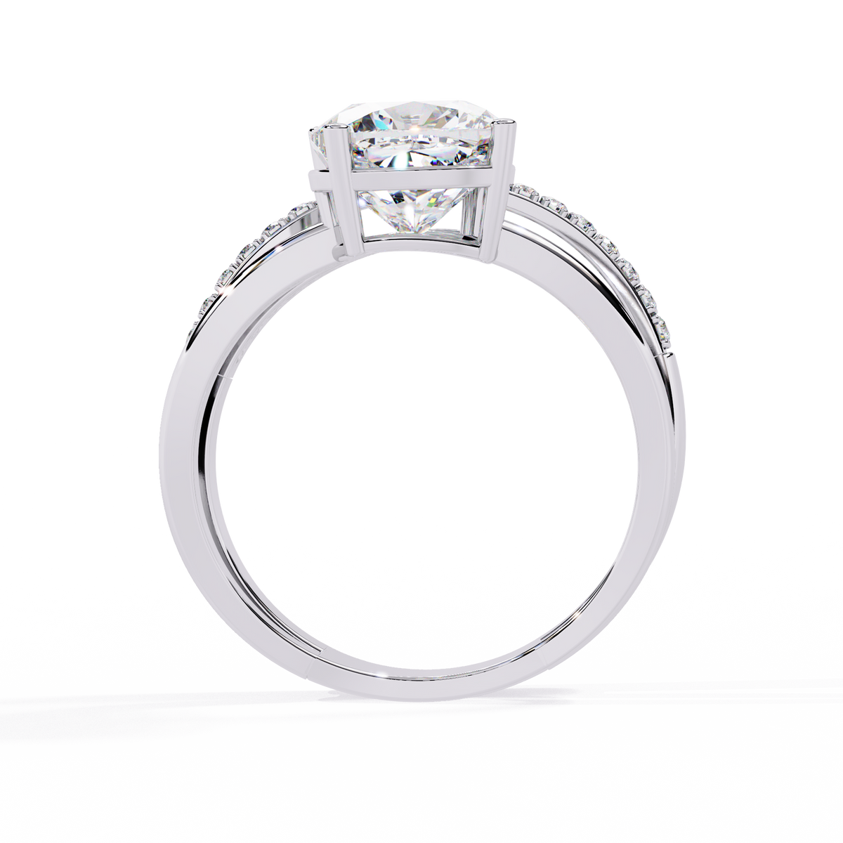 Radiant Embrace Diamond Ring