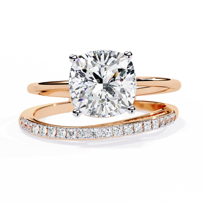 Radiant Embrace Diamond Ring