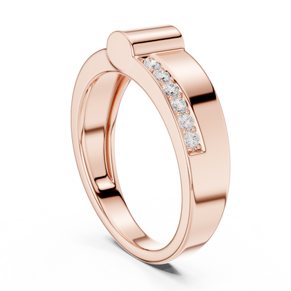 The Modern Architectural Diamond Band