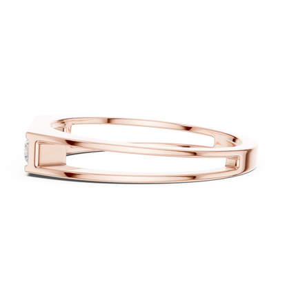 The Modern 5-Stone Floating Diamond Band
