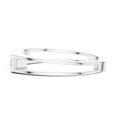 The Modern 5-Stone Floating Diamond Band