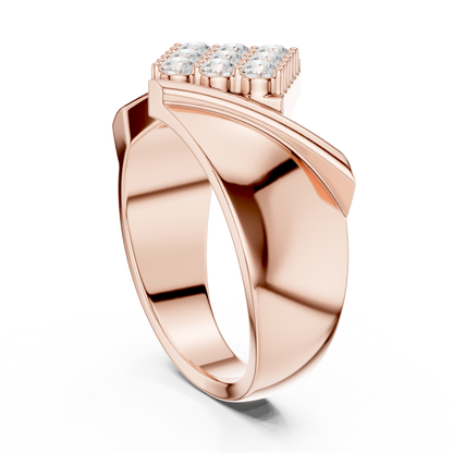 The Geometric Diagonal Diamond Cluster Ring
