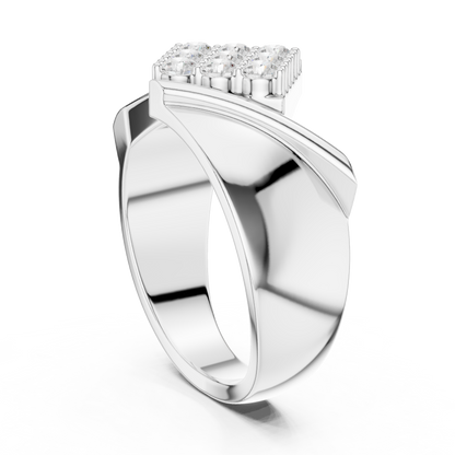 The Geometric Diagonal Diamond Cluster Ring