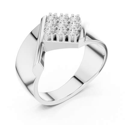 The Geometric Diagonal Diamond Cluster Ring