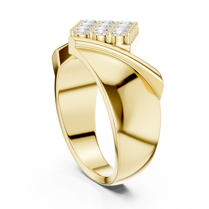 The Geometric Diagonal Diamond Cluster Ring