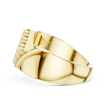 The Geometric Diagonal Diamond Cluster Ring