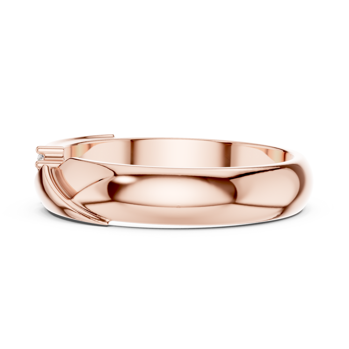 The Modern 3-Stone Diamond Bypass Band