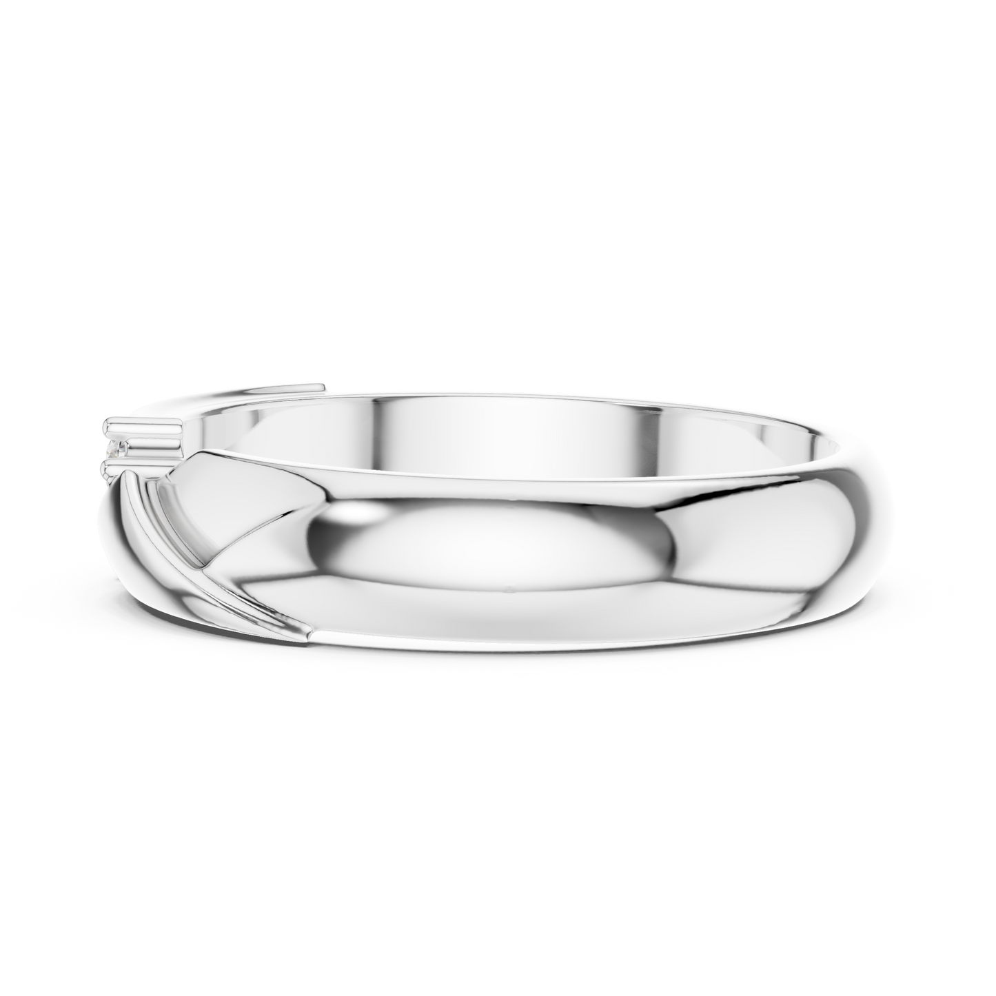 The Modern 3-Stone Diamond Bypass Band