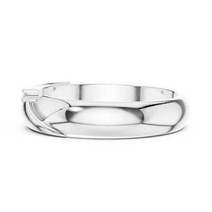The Modern 3-Stone Diamond Bypass Band