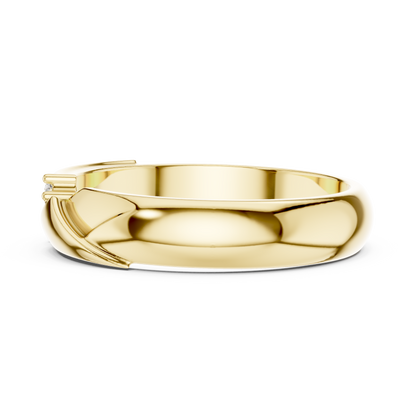 The Modern 3-Stone Diamond Bypass Band